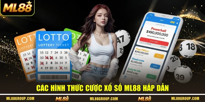 Các hình thức cược xổ số ML88 hấp dẫn